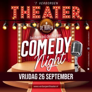 26 september | 20:30 uur | comedy night