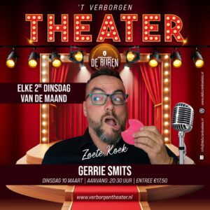 10 maart 2026 | 20:30 uur | gerrie smits - zoete koek | Entree €17,50