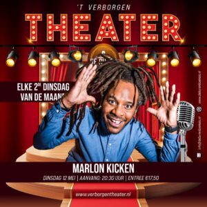 12 mei 2026 | 20:30 uur | marlon kicken - getekend | Entree €17,50